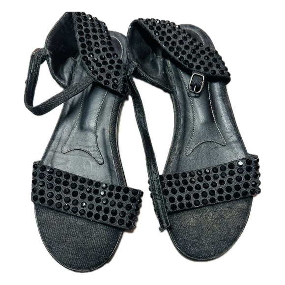 Marni Black Studded Sandals 40 - Picture 1 of 3
